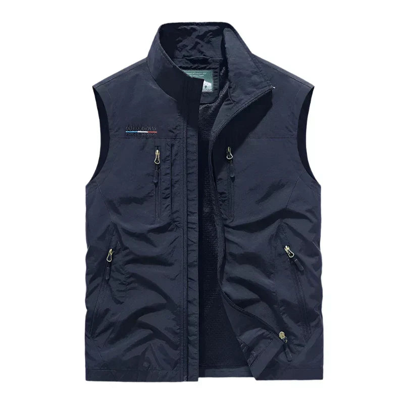 Katoenmix Mouwloos Vest voor Heren