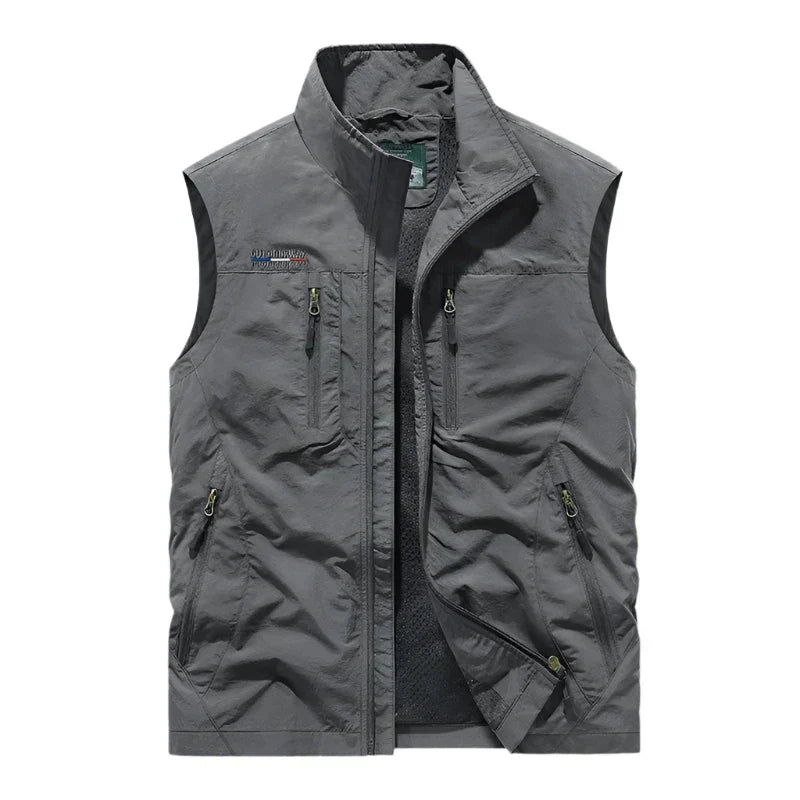 Katoenmix Mouwloos Vest voor Heren