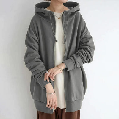 Cassandra- Knusse Winter Pullover Hoodie - Huis Van Stijl