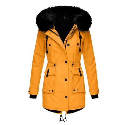 Casual Lange Parka met Capuchon voor Dames
