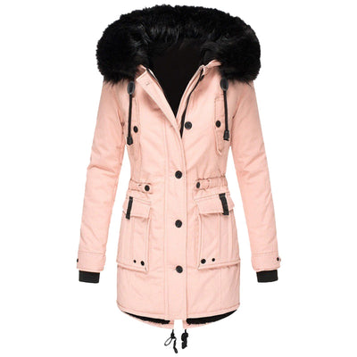 Casual Lange Parka met Capuchon voor Dames