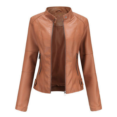 Stijlvolle Lederen Jas voor Dames