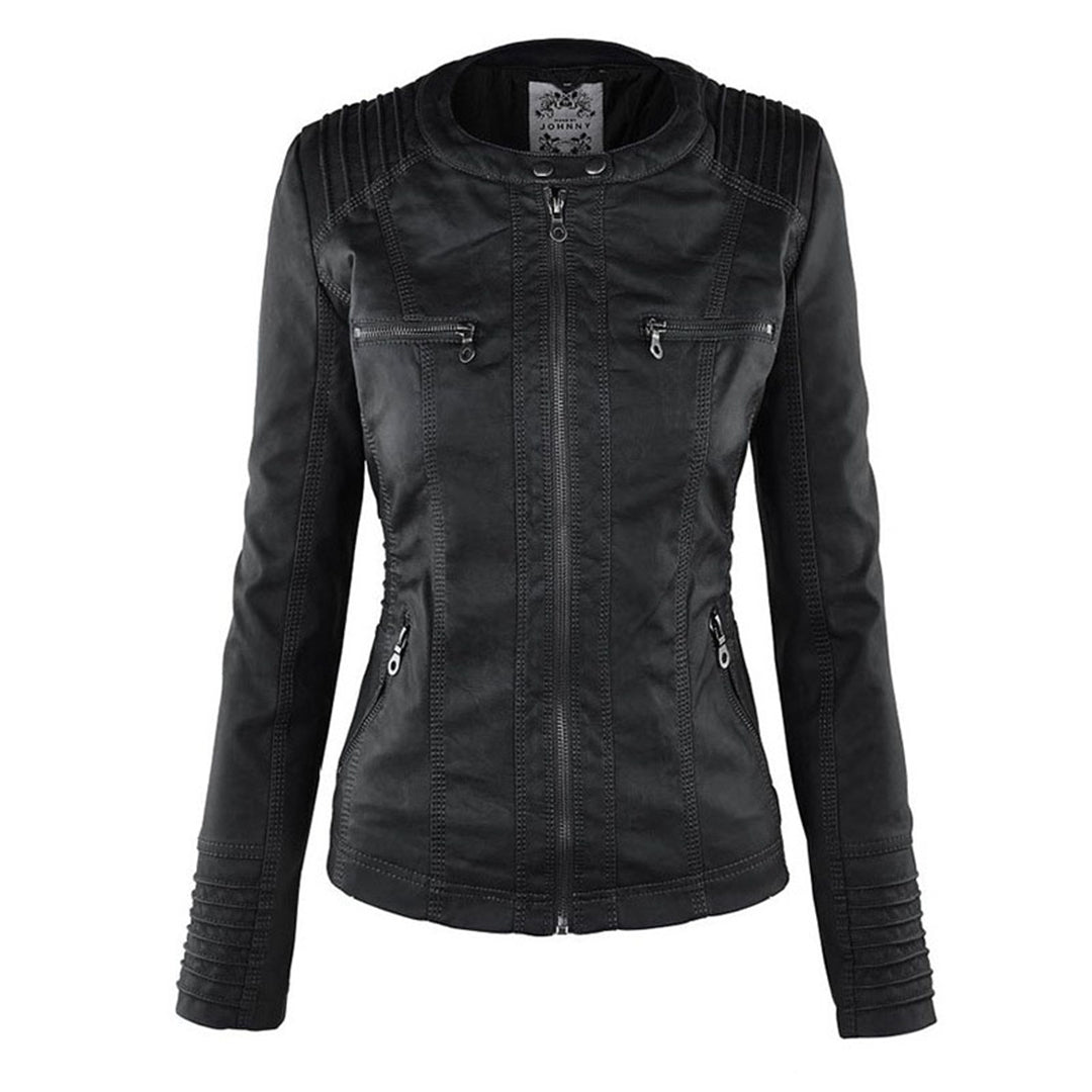 Lederen Damesjas met Capuchon – Perfect voor de Herfst
