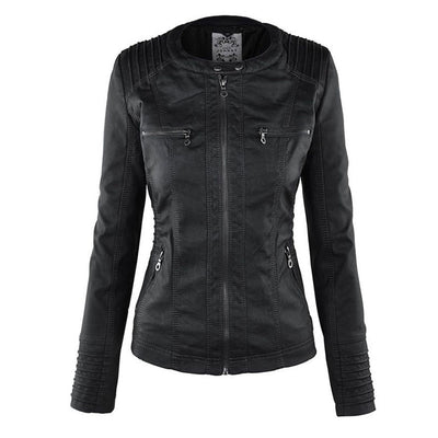Lederen Damesjas met Capuchon – Perfect voor de Herfst