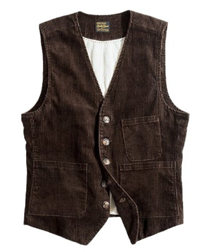 Corduroy Vest voor Heren