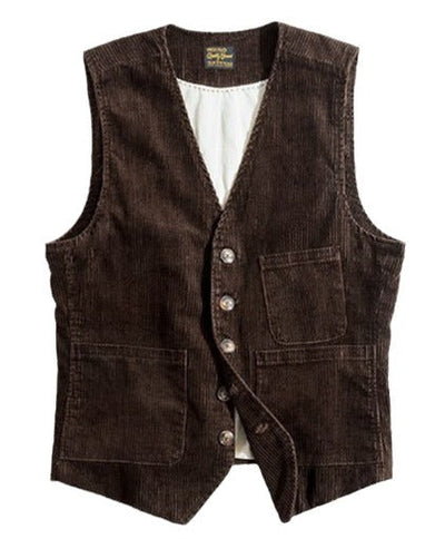 Corduroy Vest voor Heren