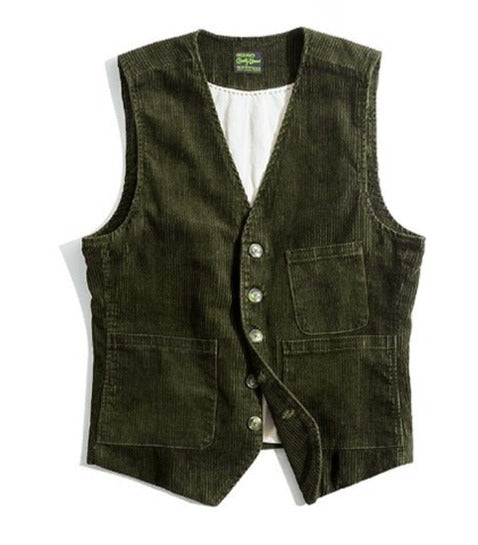 Corduroy Vest voor Heren