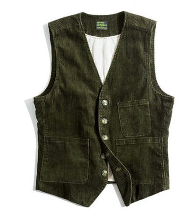 Corduroy Vest voor Heren