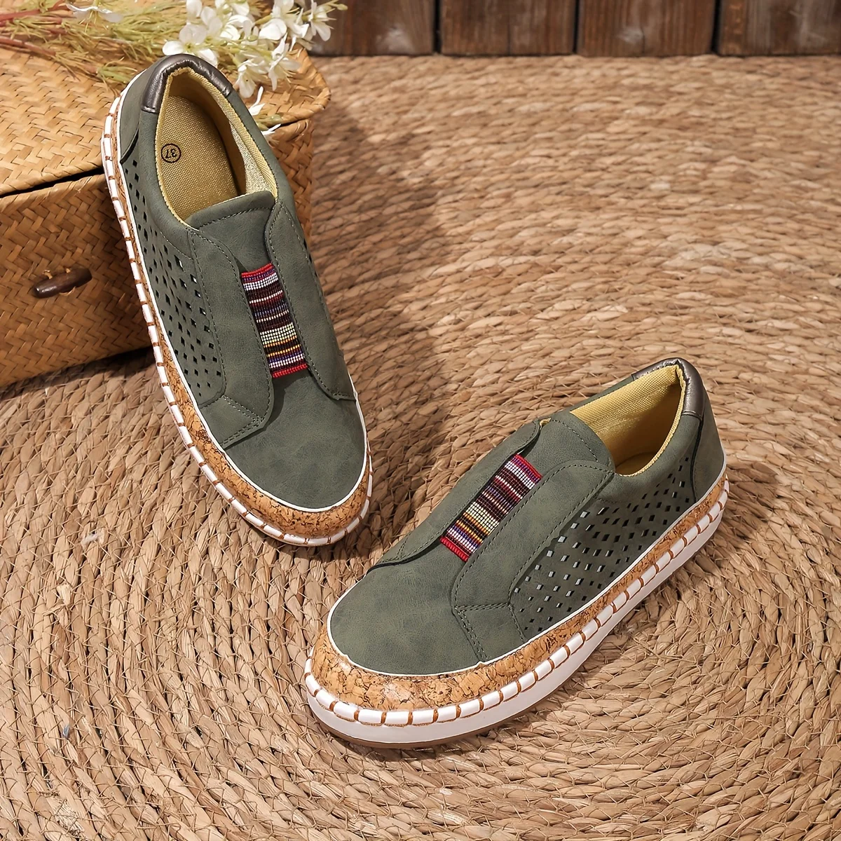 Slip-On Casual Schoenen voor Dames