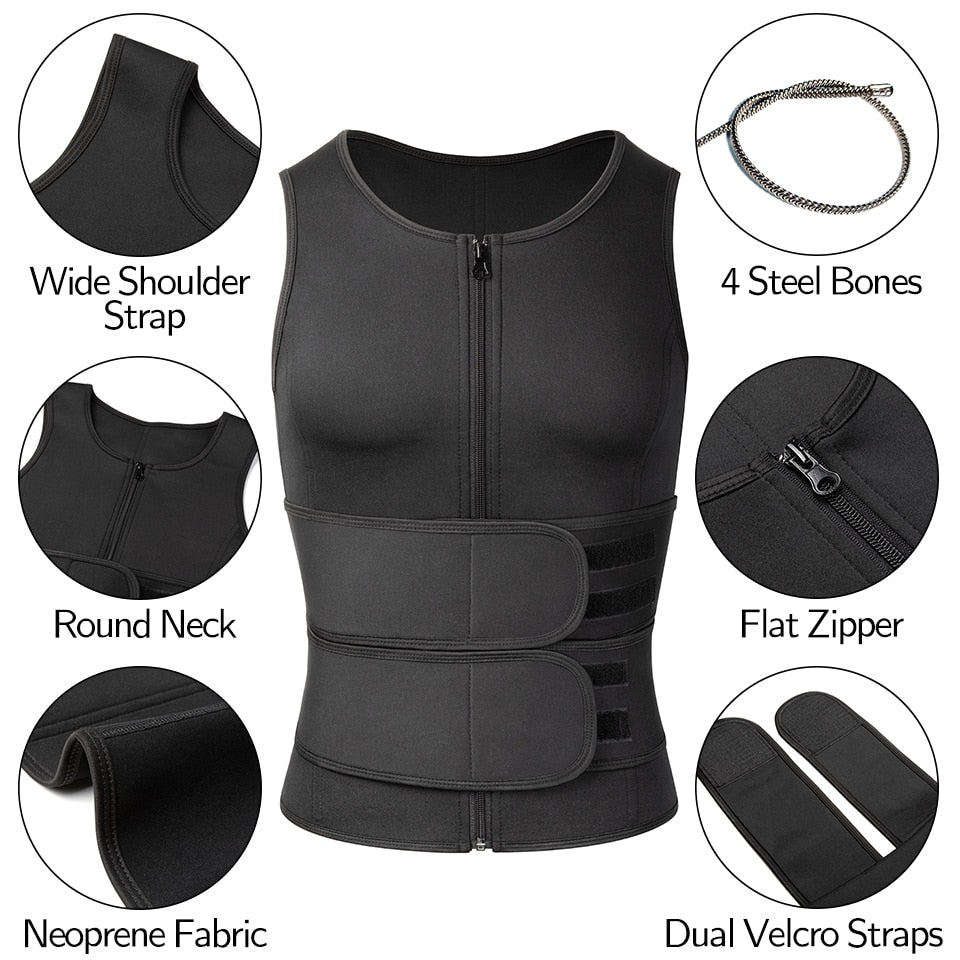Compressie Trainingsvest voor Heren