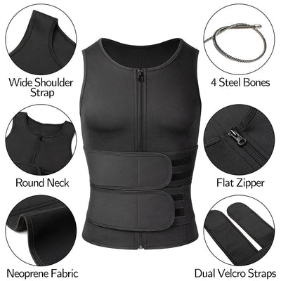 Compressie Trainingsvest voor Heren