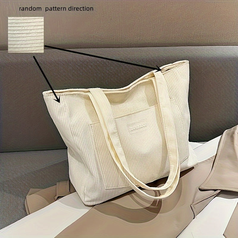 Elegante Corduroy Tas voor Dames