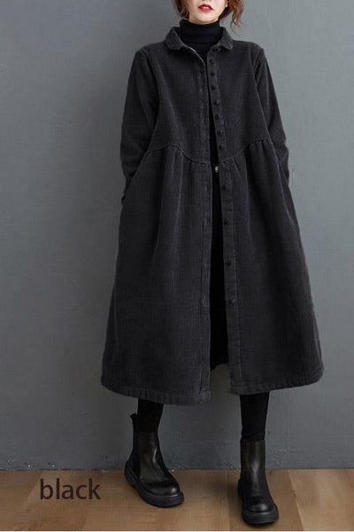 Corduroy Casual Jas voor Dames