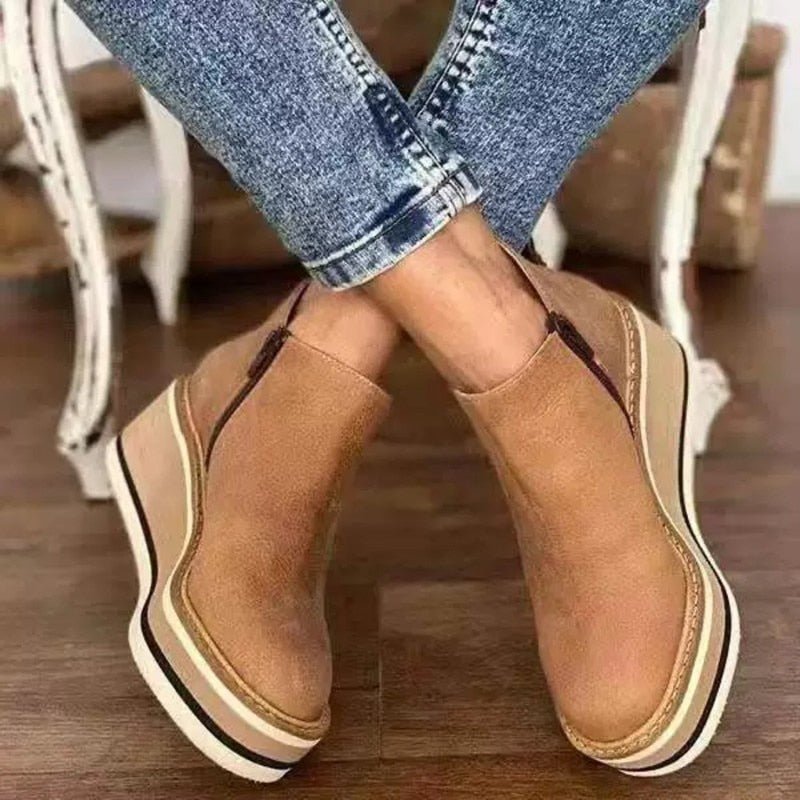 Elegante dames bottines met hak