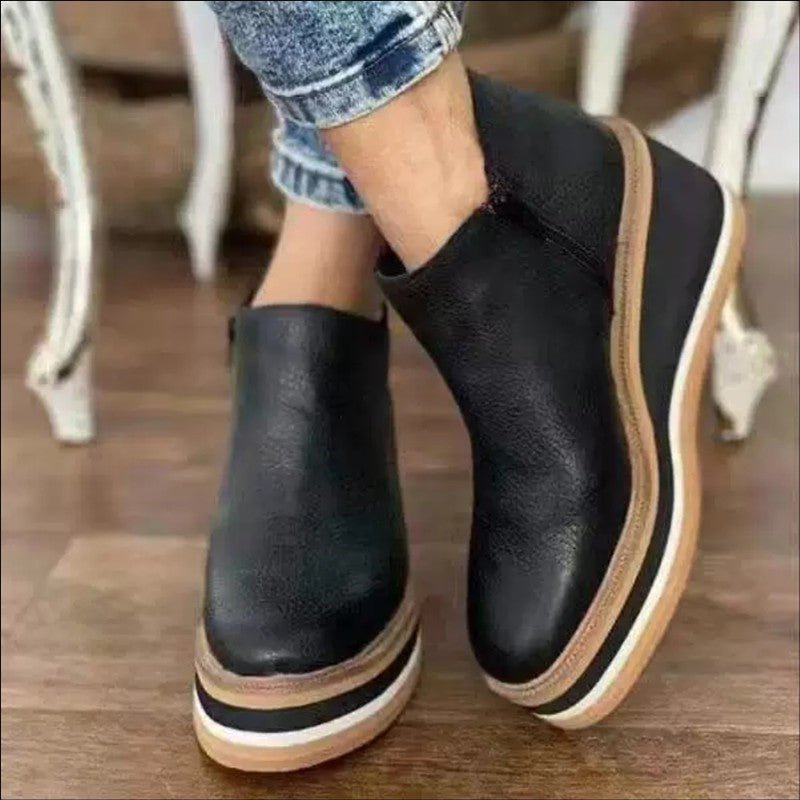 Elegante dames bottines met hak