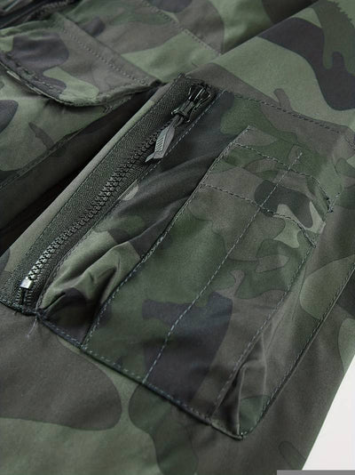 Heren camouflage cargo jas