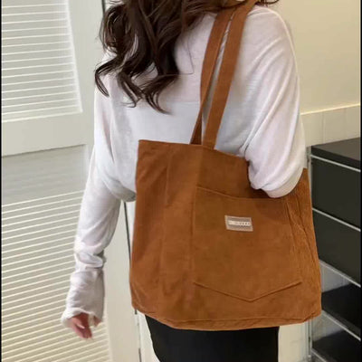 Elegante Corduroy Tas voor Dames