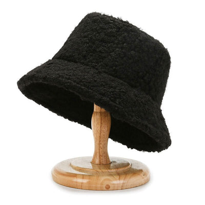 Elegante wollen bucket hat voor dames
