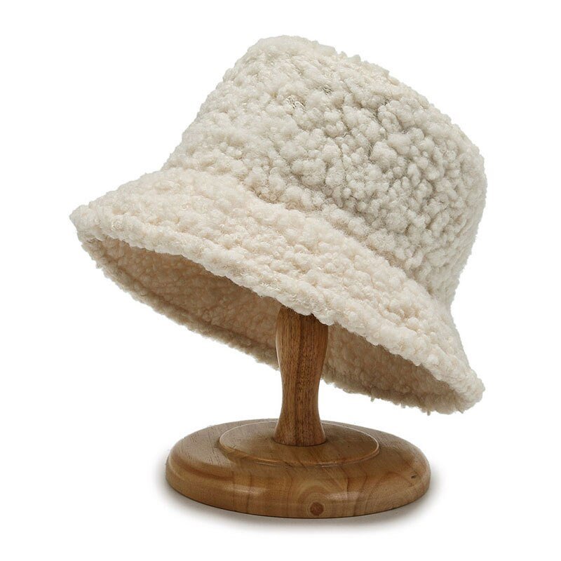 Elegante wollen bucket hat voor dames