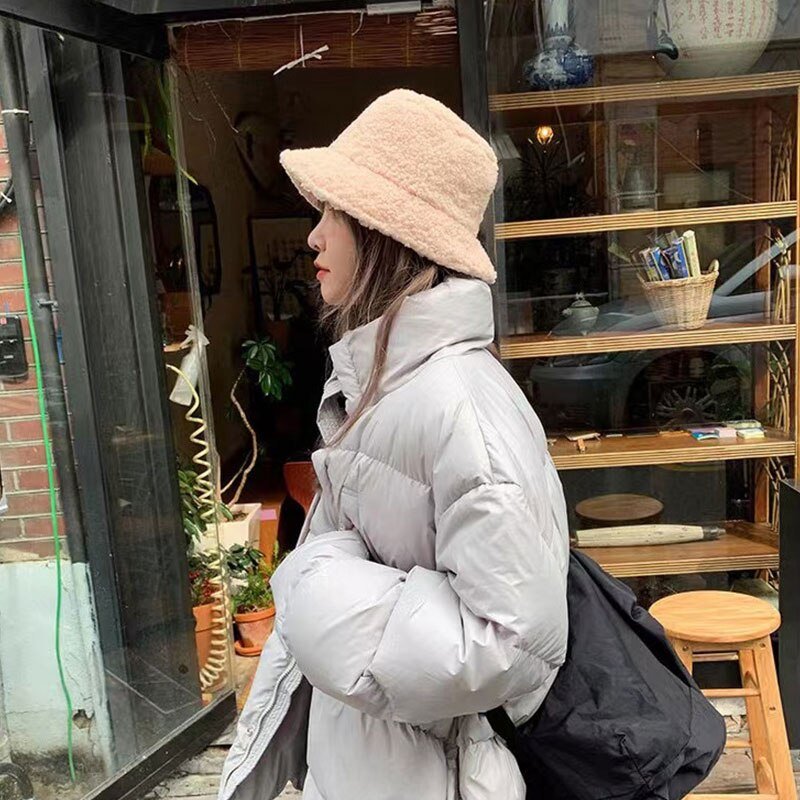 Elegante wollen bucket hat voor dames
