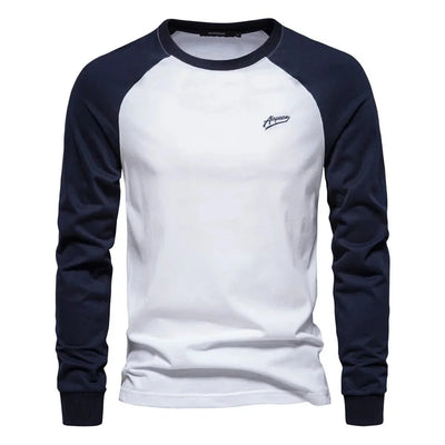 Stijlvolle heren chemise met lange mouwen