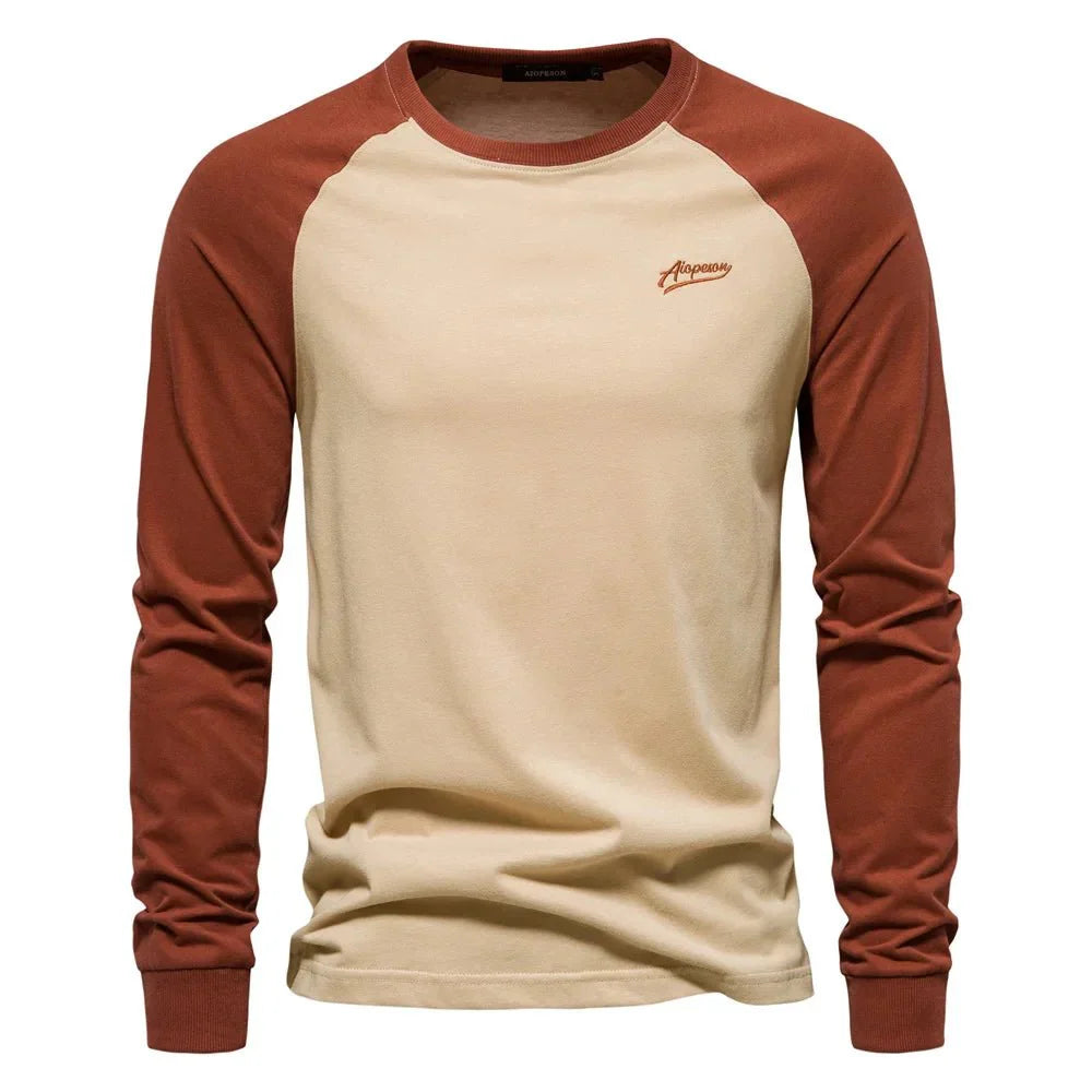 Stijlvolle heren chemise met lange mouwen