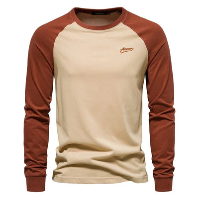 Stijlvolle heren chemise met lange mouwen