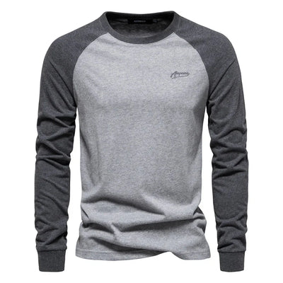 Stijlvolle heren chemise met lange mouwen