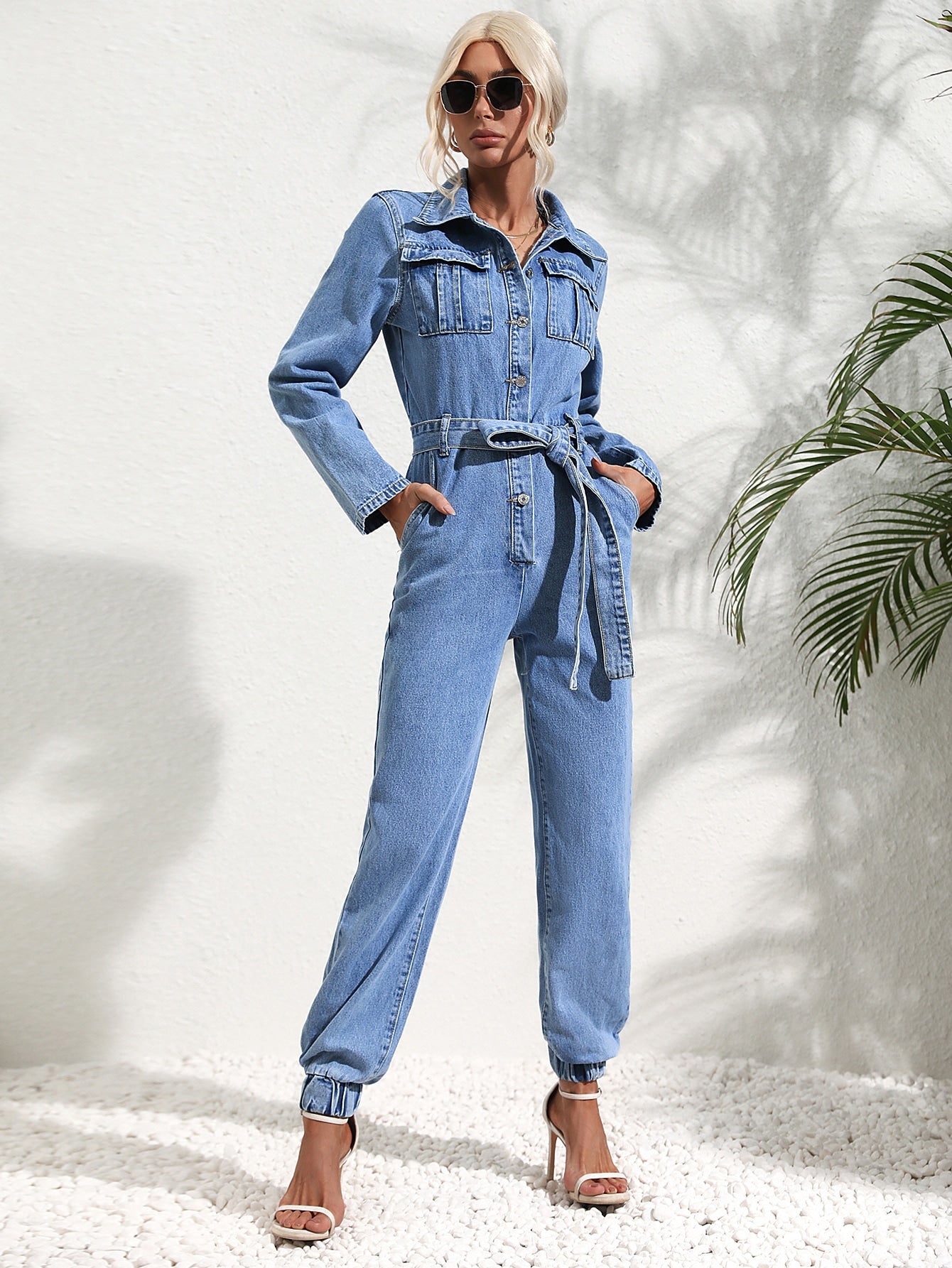Chique Dames Combinatie met Pockets
