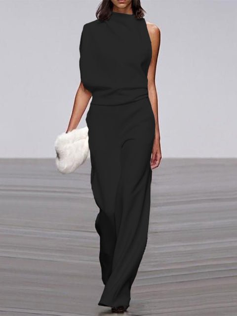 Elegante dames combinatie met col rond