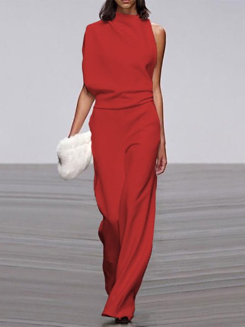 Elegante dames combinatie met col rond