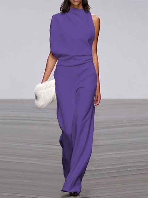 Elegante dames combinatie met col rond