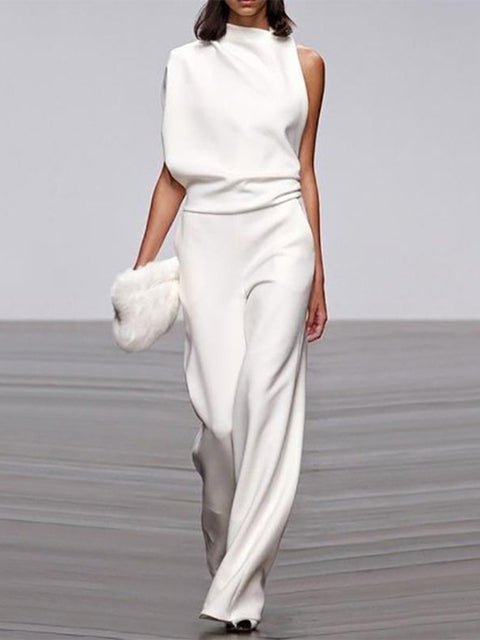 Elegante dames combinatie met col rond