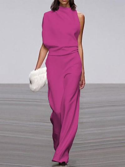 Elegante dames combinatie met col rond