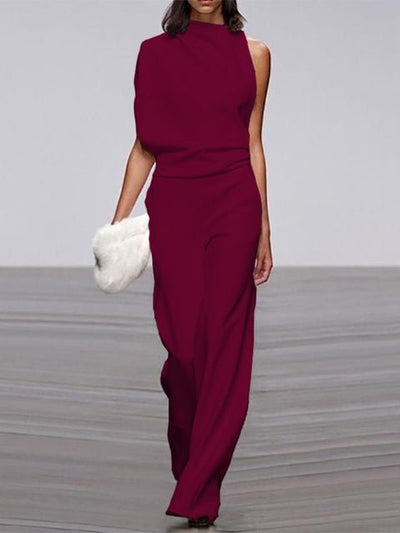 Elegante dames combinatie met col rond