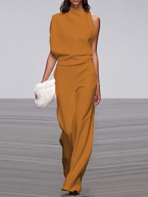Elegante dames combinatie met col rond