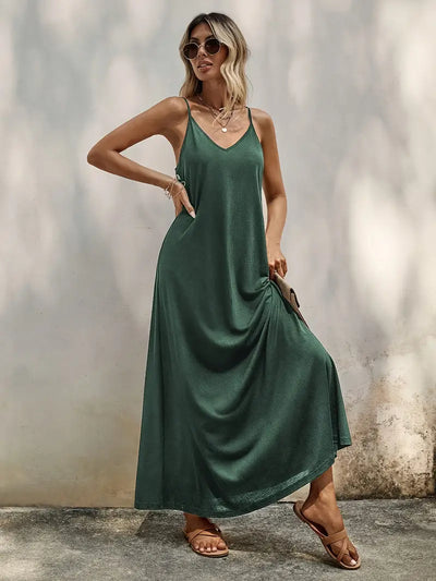 Natalie-Elegante Mouwloze Maxi Dress