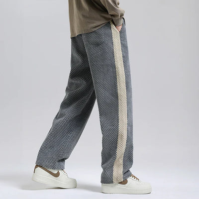 Wafel-corduroy joggers - Huis Van Stijl