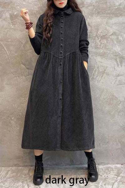 Corduroy Casual Jas voor Dames