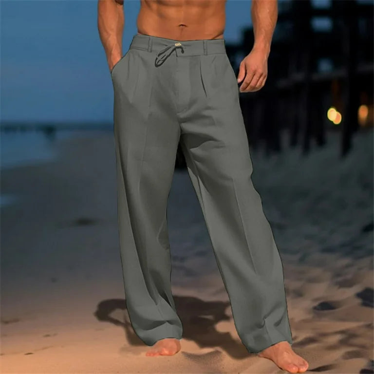 Linnen Losse Broek voor Heren