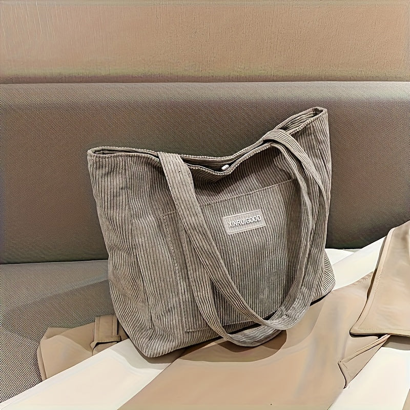Elegante Corduroy Tas voor Dames