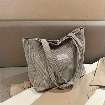 Elegante Corduroy Tas voor Dames