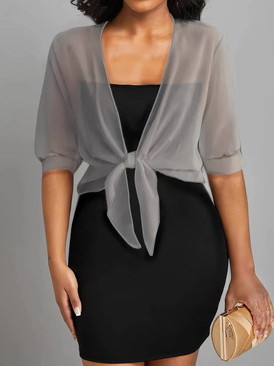 Olivia-Blouse met open voorkant voor dames