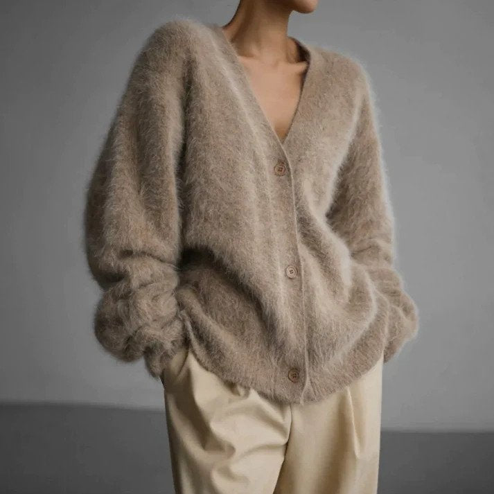 Elegante Kasjmier Cardigan voor Dames