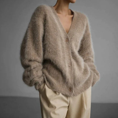 Elegante Kasjmier Cardigan voor Dames