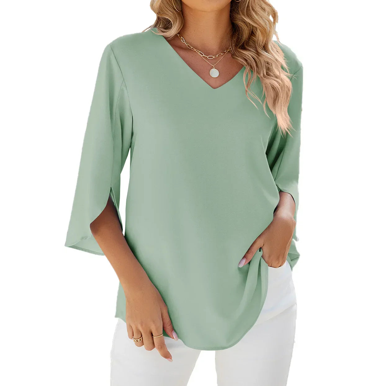 Sophie - V-hals blouse