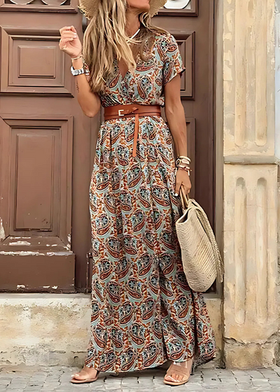 Bohemian Maxi Jurk voor Dames