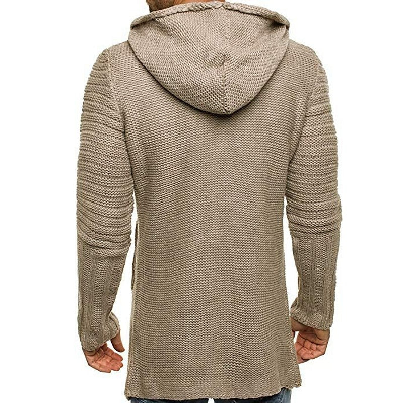 Lange Elegante Cardigan voor Mannen