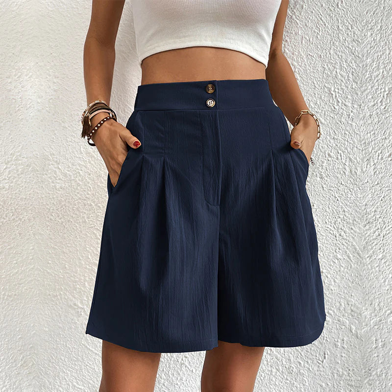 Elegante Wijde Shorts voor Dames