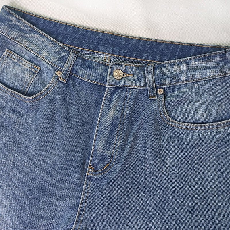 Stijlvolle dames jeans met hoge taille